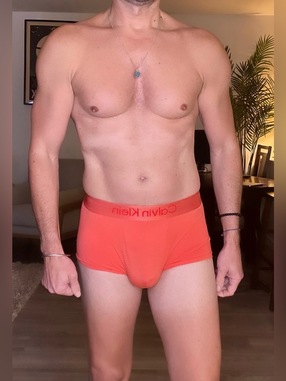 Calvin Klein | Microfiber Tech Low Rise Trunk in light red (small)